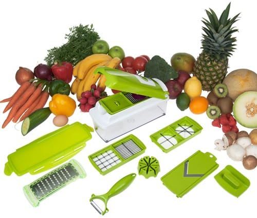 Haiwa Nicer Dicer Plus As Seen on Tv Multi Chopper 12 Pieces