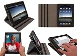 SD TabletWear LuxFolio iPad 2 Luxury Black Leather Case - With Sleep Sensor Support