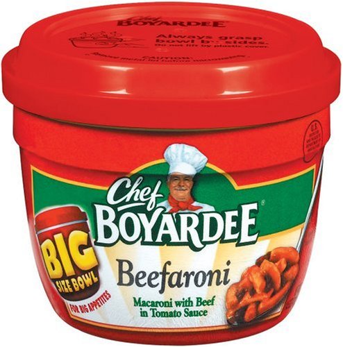 Chef Boyardee Beefaroni, 14.5-Ounce Microwavable Bowls (Pack of 12)