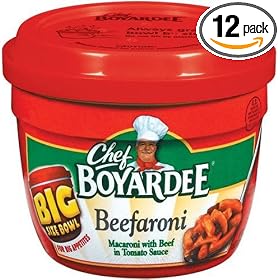 Chef Boyardee Beefaroni, 14.5-Ounce Microwavable Bowls (Pack of 12)
