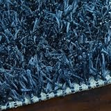 Vivid Teal Shag Rug Size: 5' x 8'