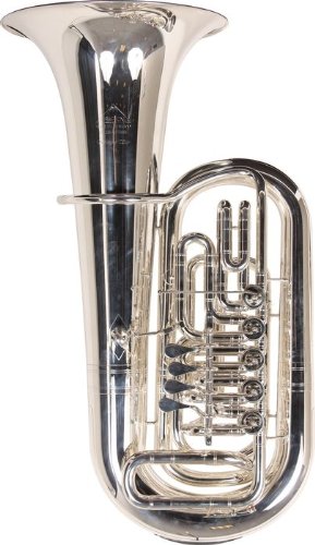 Miraphone 283B Norwegian Star Series 5-Valve 4/4 Eb Tuba 283S Silver