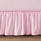 Pottery Barn Kids PBK Gingham Ruffle Crib Bed Skirt