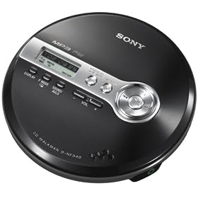 Sony D-NF340 MP3 Personal CD Player Black