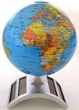 120mm Solar Rotating World Globe Blue Ocean Brand New