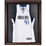 Mounted Memories Dallas Mavericks Brown Framed Jersey Display Case