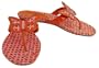 Coach Petra Coral Pink Op Art Butterfly Sandals