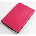 Funda en piel sint�tica super delgada para tu kindle 4. Color Rosa.