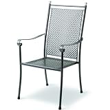 Kettler Excelsior Wrought Iron High Back Chair