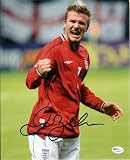 David Beckham Autographed 8x10 Soccer Photo