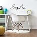 Fancy Cursive Single Personalized Custom Name Vinyl Wall Art Decal Sticker 28