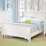 Alexander Julian's Cottage Sleigh Bed (Beach Cottage White) (California King) by Vaughan-Bassett