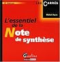 L'essentiel de la note de synth�se