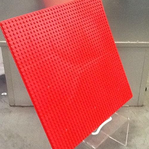 12" X 12" 8 Bit Pixel Building Slab Bricks Blocks Solid Red Base Plate