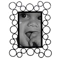 Wire Circles Frame - Black (4x6")