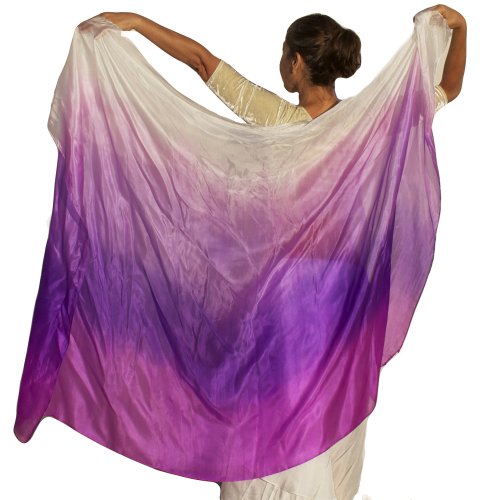 Nahari Silks 100% Silk Hand-Dyed Scarves in Unique Blends