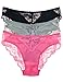 Cotton Cantina 3 or 6 Pack Bikini Panty w Lace Back