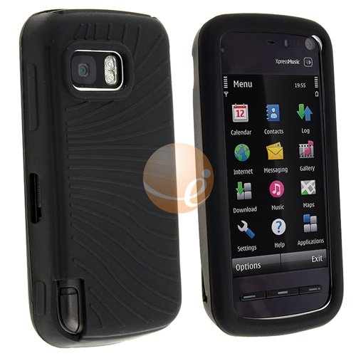 Silicone Skin Case for Nokia XpressMusic 5800, Black