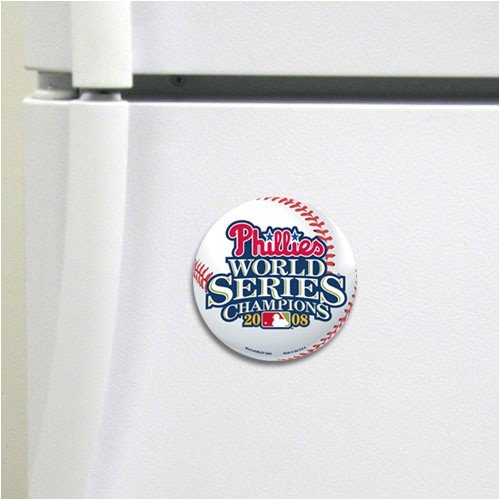 Buy Philadelphia Phillies 2008 World Series Champions Die Cut Magnet by Football Fanatics