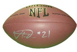 Vontae Davis Autographed / Signed NFL Wilson Composite Football, Indianapolis Colts, Miami Dolphins, Proof Photo