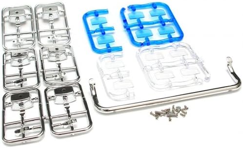 Hercules Hobby #HH/HH-UP0093A Roof Light Bar - 6 Square Lights Wtih Plastic Stands 123mm Length &amp; 30mm Width For Volvo