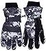 N'Ice Caps Boys Cold Weather Waterproof Camo Print Ski Gloves