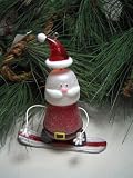 Department 56 Sporty Gumdrop Ornament Santa Snowboarding