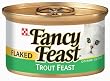 Fancy Feast Gourmet Cat Food Flaked Trout Feast, 3-Ounce Cans (Pack of 48)