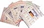 Microsoft Office 2003 Deluxe Quick Reference Card Bundle-6 MS Office Software Quick Start Training Cards: Learn Word, Excel, Outlook, PowerPoint, Publisher & Access. Shortcuts, Cheats, Tips & Tricks Guides. 6 Pg. Ea-Tri-Fold. Stores Easy. Office 2003 (Software Quick Reference Cards)