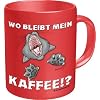 Fun Tasse mit Spruch - Wo bleibt mein Kaffee?
