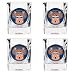 Auburn BCS Champs 4 Piece Square Shot Set