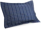 Pinzon 160-Gram Yarn-Dyed Flannel Standard Sham, Blue Plaid