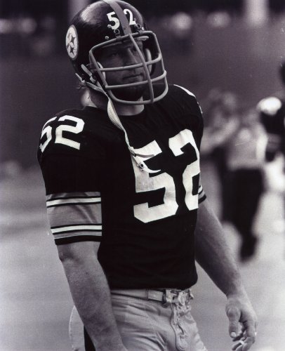 MIKE WEBSTER PITTSBURGH STEELERS 8X10 SPORTS ACTION PHOTO (D)
