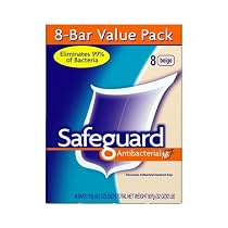 Safeguard Antibacterial Bar Soap, 8 Count, Beige, 4.0-Ounces Packages (Pack of 3)
From Safeguard
