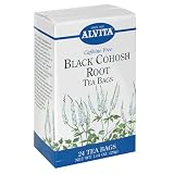 Alvita Tea Bags, Black Cohosh Root, Caffeine Free, 24 tea bags (Pack of 4)
