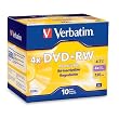 Verbatim 94839 4.7 GB 1x- 4x ReWritable Disc DVD+RW, 10-Disc Jewel Case