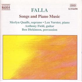 Falla: Songs And Piano Music