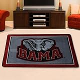 University of Alabama Rug - Red / Gray (2'8x3'10 Rectangle)