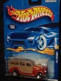 #2000-193 1940s Woodie Collectible Collector Car Mattel Hot Wheels 1:64 Scale