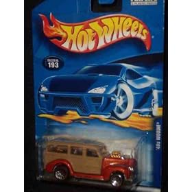 #2000-193 1940s Woodie Collectible Collector Car Mattel Hot Wheels