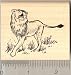 Lion Rubber Stamp