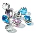 Conair HJ1RPX Quick Gems Hair Jeweler Replacement Pack with 3 Colors, Pink, Blue and Crystal