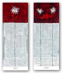 A Daisy for You Set by Carmen Gimenez 8"x20" Art Print Poster