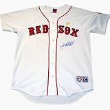 Josh Beckett Boston Red Sox Autographed Replica MLB Baseball Jersey (Home) with 2007 World Series P