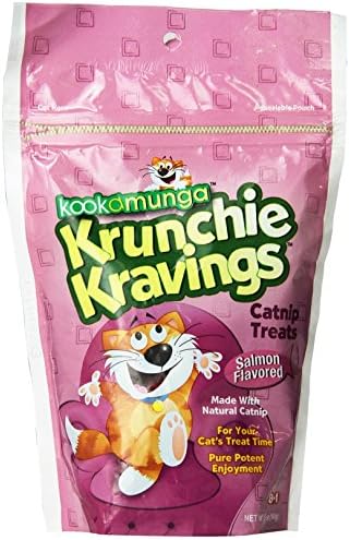 United Pet Group Catnip Treats, Bag, Salmon, 5-Ounce