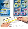 REMOVABLE HIGHLIGHTER TAPE 1 ROLL
