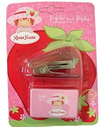 Disney Strawberry Shortcake Rosita Fresita Stapler Set-Perfect school accessorie set for any Strawberry Shortcake fan