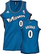Gilbert Arenas adidas Fashion Washington Wizards Women's Jersey