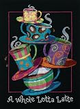 51aiLOmcB%2BL. SL160  Dimensions Needlecrafts Counted Cross Stitch, A Whole Lotta Latte