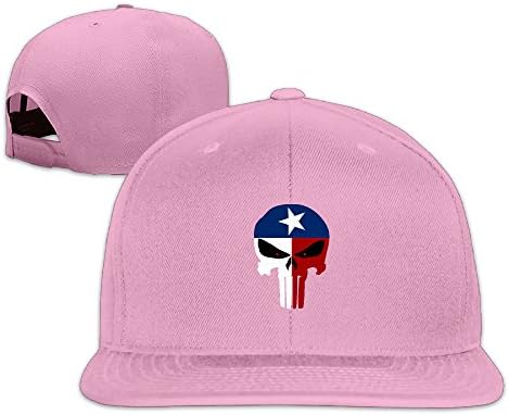 JUNJ Unisex Texas Flag Skull Walk Hats